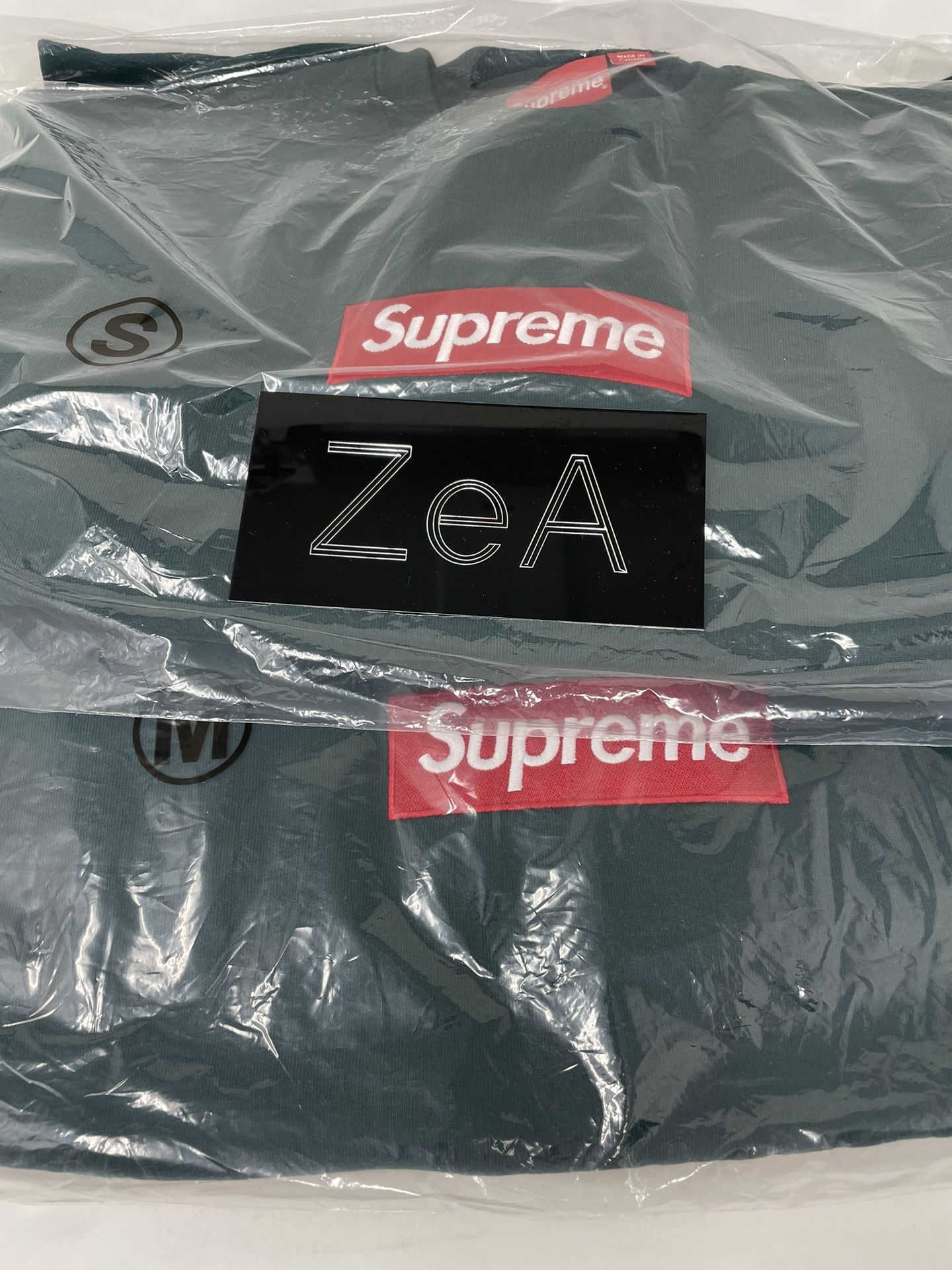 Supreme Box Logo Crewneck Dark Pine Green Bogo Size Medium
