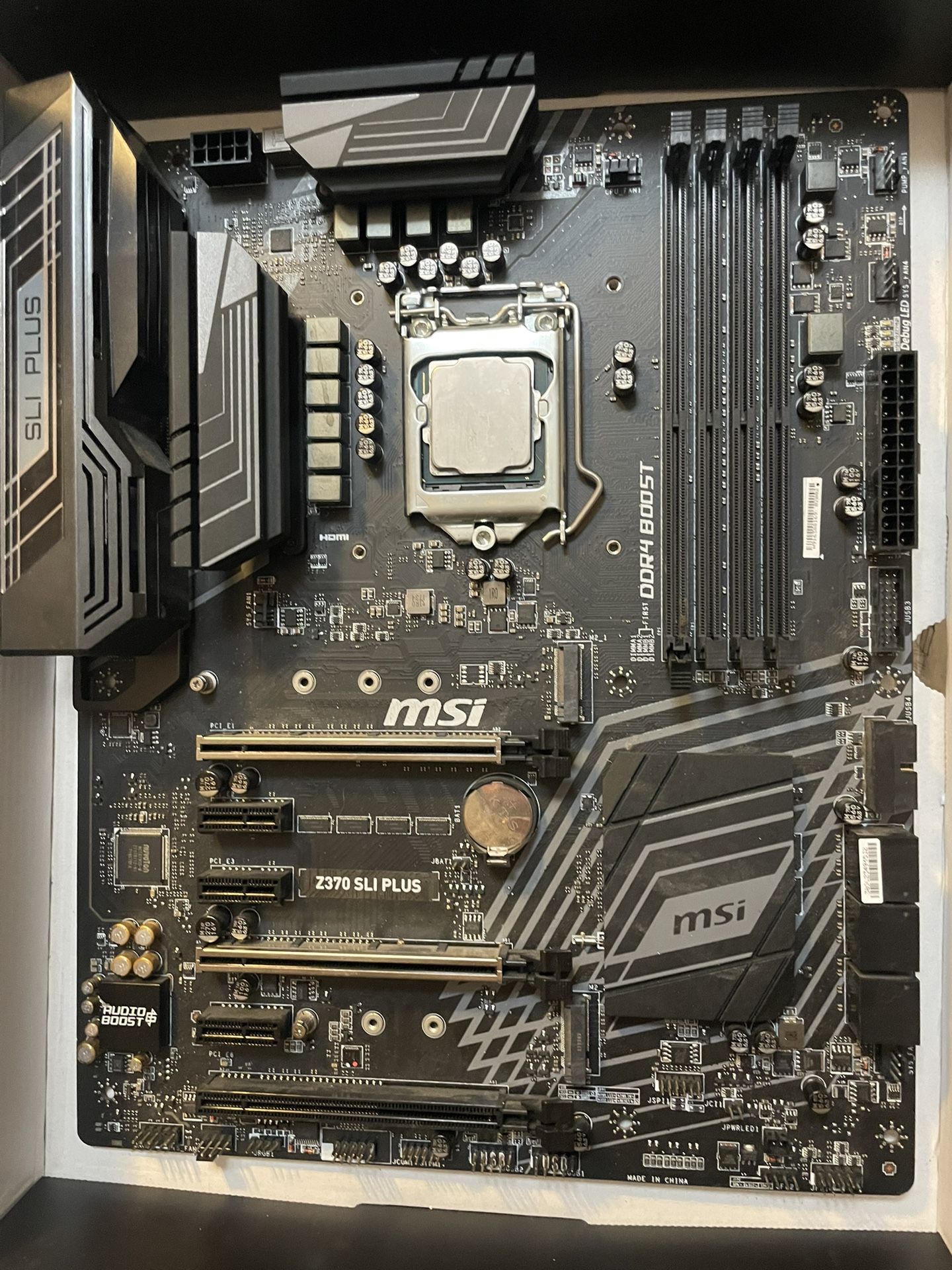 MSI DDR4 Motherboard w/ Intel i5-8600K