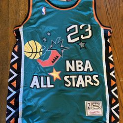 Mitchell and Ness Hardwood Classics Jordan 96 NBA All-Star #23 Jersey