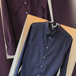 H&M Men's Slim-Fit Casual Shirt Set