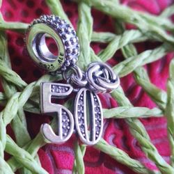 Pandora 50 Charm