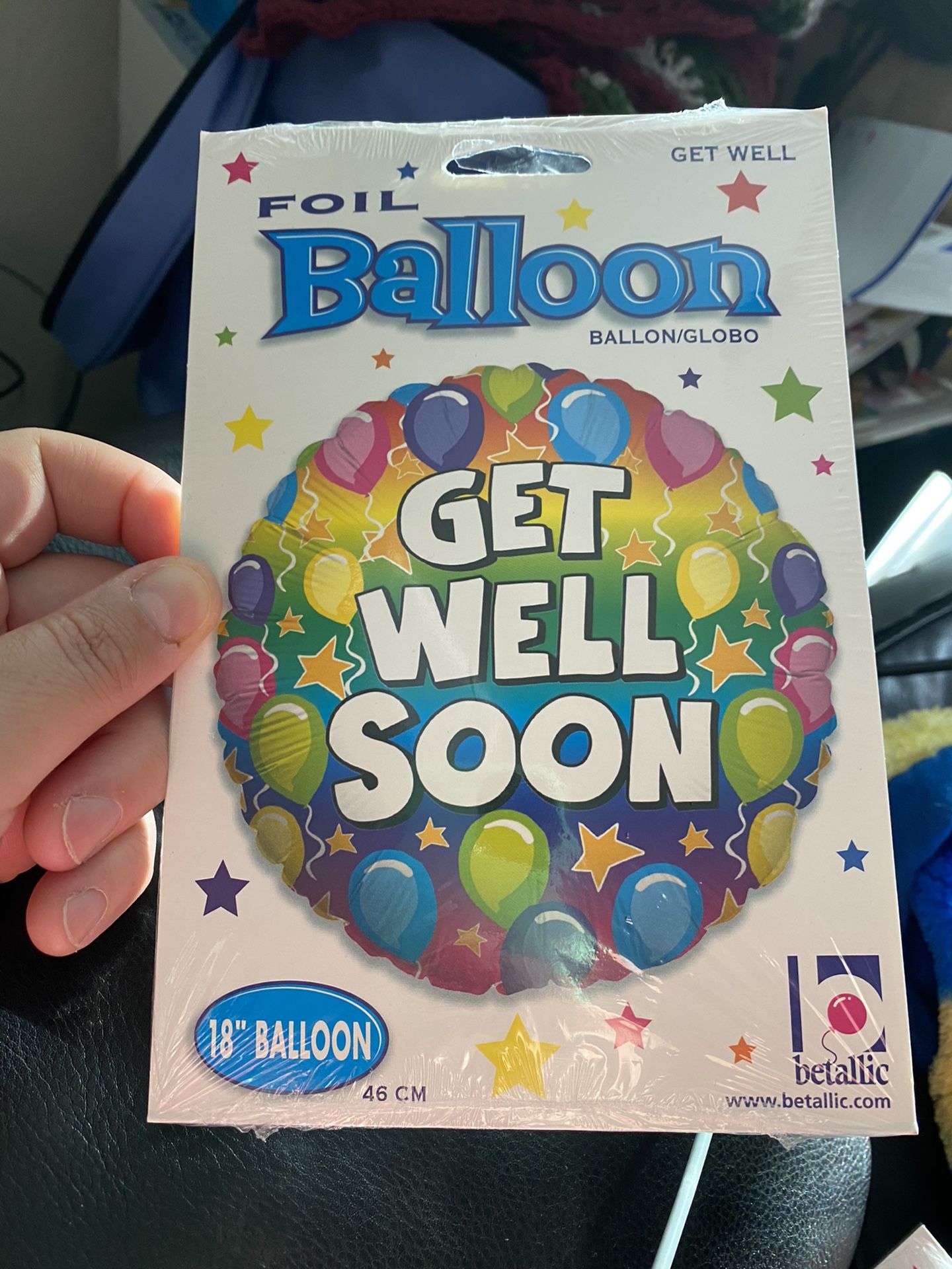 New Betallic 18” Get Well Soon Foil Balloon!