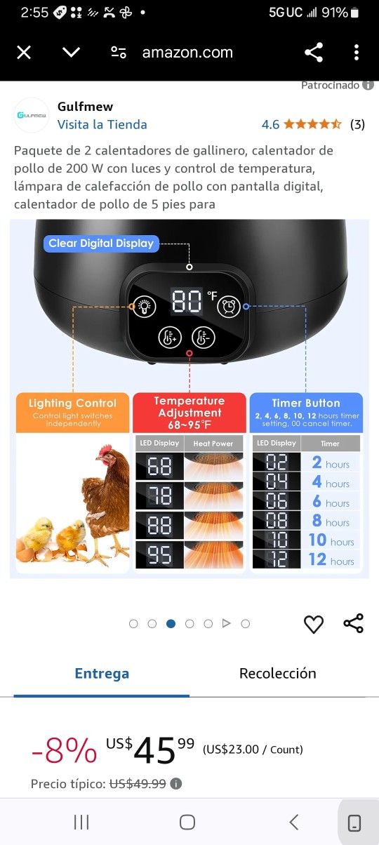 Heater For Animals