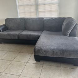 Gray Sectional Sofa/couch (includes Free Delivery)