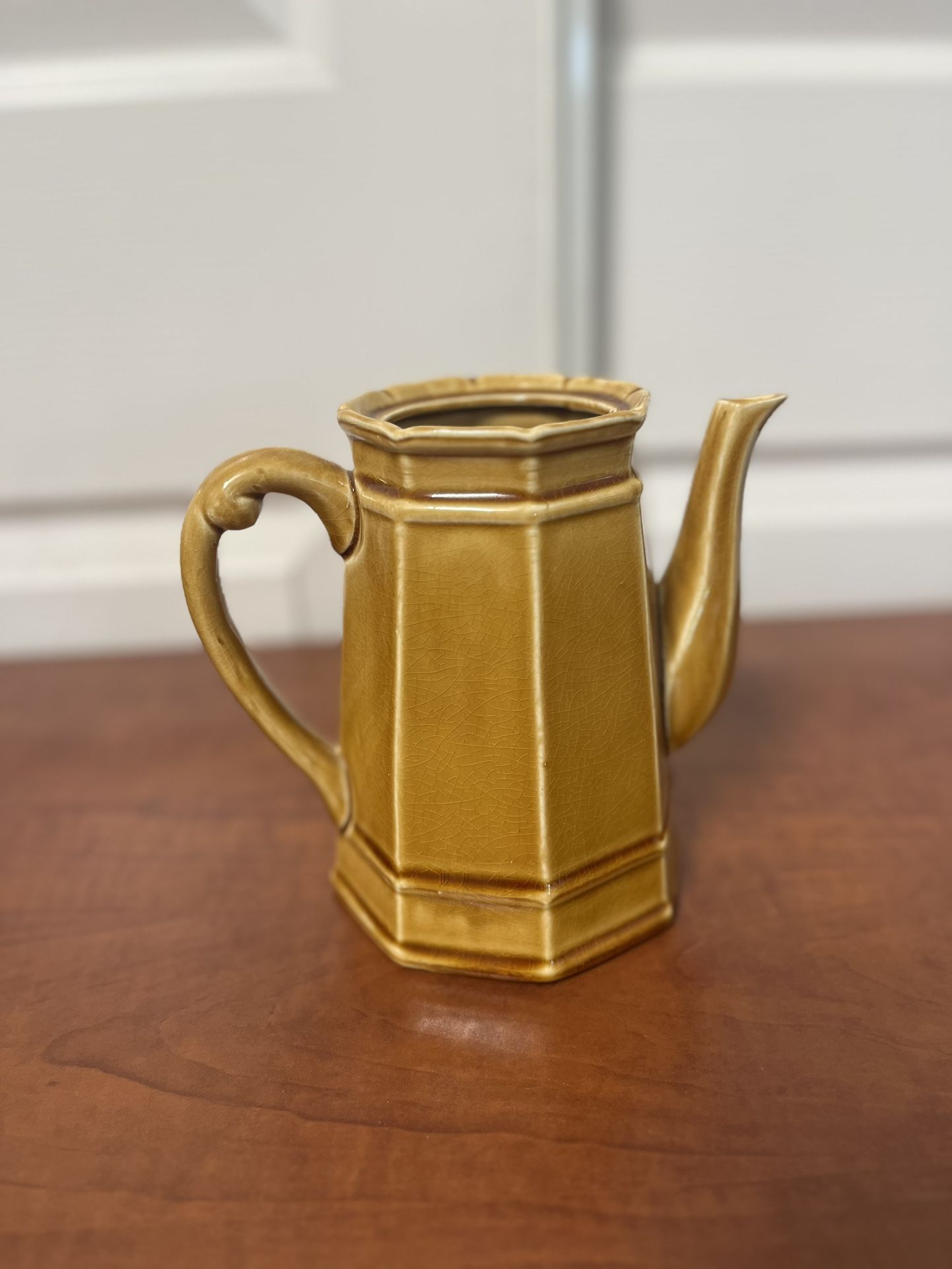 Vintage Stone Craft Tea Picture Creamer Ceramic By Royal Sealy
