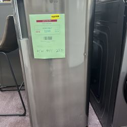 July 4th Extra 10% Off! Small Refrigerator 21’w Stainless Steel LG Fridge 