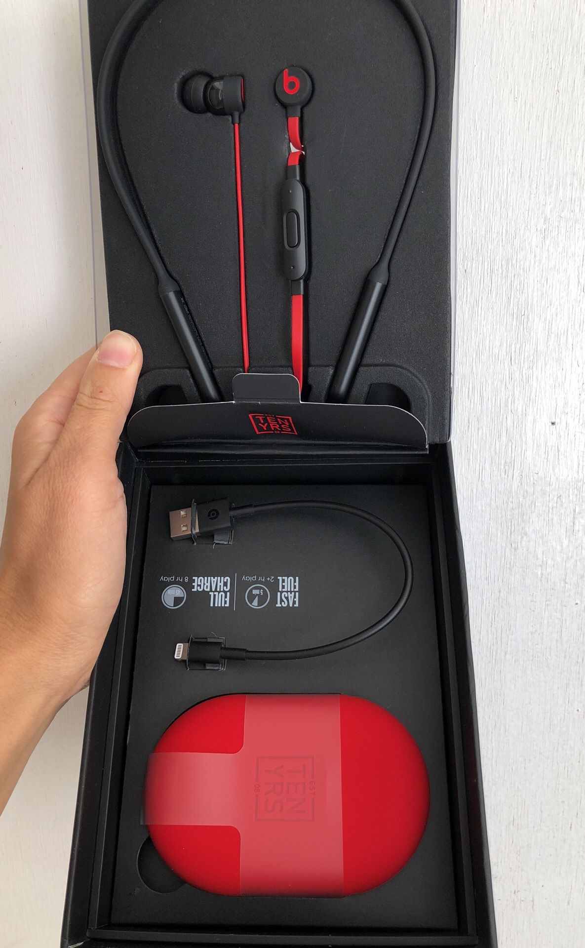 Beats X wireless Bluetooth earphones ten years collection defiant