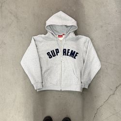 Supreme thermal zip up hoodie