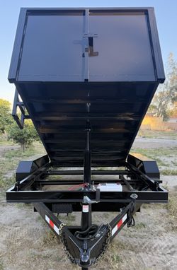 New 8x4x12 Hydraulic Dump Trailer 🔥🎁