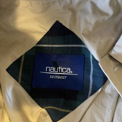 Nautica rainwear traveler raincoat hundred percent cotton size XL never worn new with tags