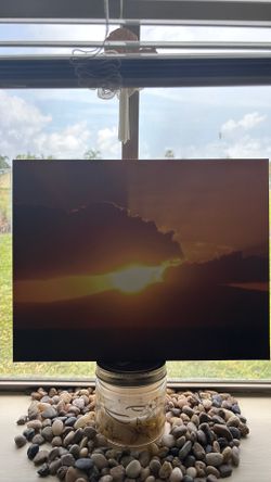 Sunset canvas picture