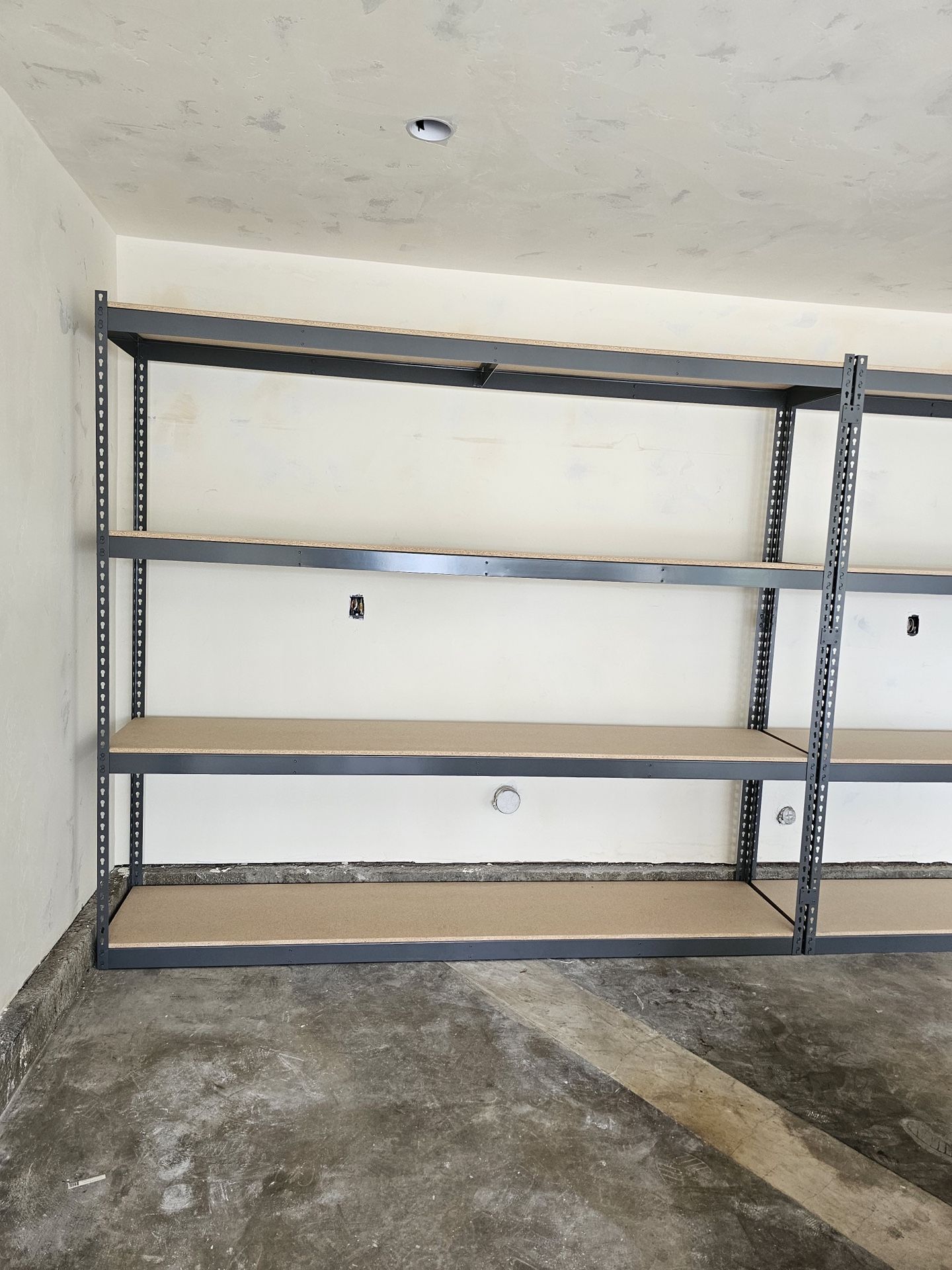 Garage Storage 4 Tier Shelving Racks 96 In W x 18 In D Boltless Shelves Similar To Uline Delivery Available