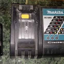 Makita charger and battery 18volts