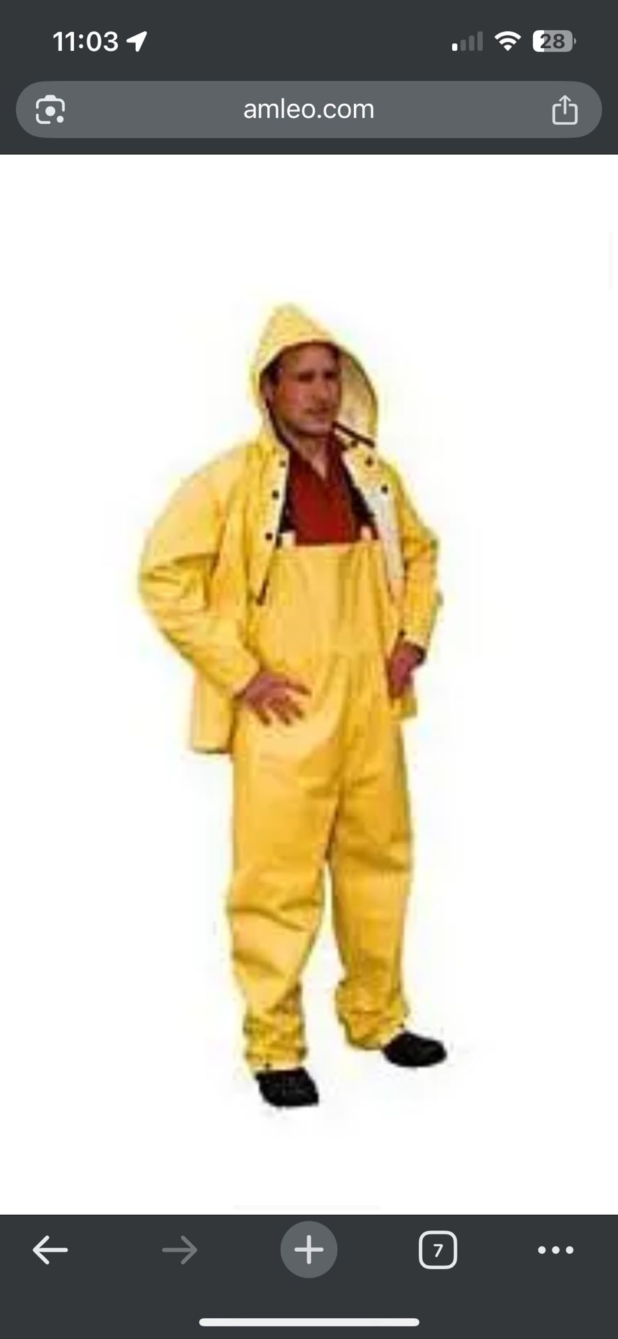 Rain Suit Heavy Duty