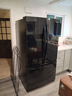 LG French Door Refrigerator Black Stainless