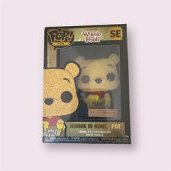 Funko Pop 3” Pin w/ stand-  Disney SE Winnie The Pooh Honey Pot