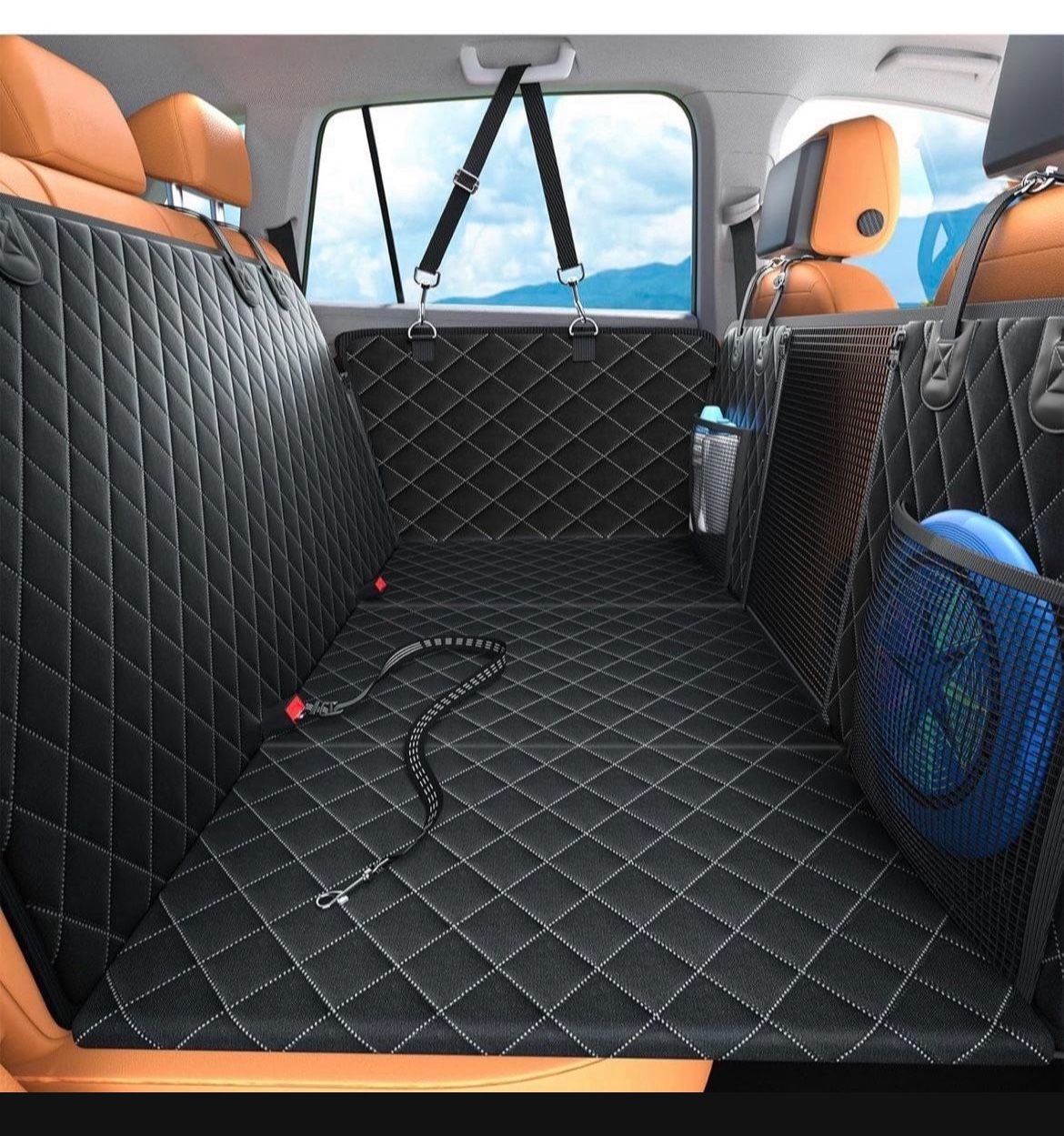 YLKU Dog Car Seat Cover for Back Seat