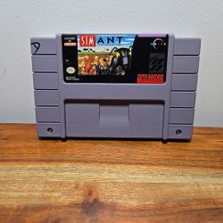 SimAnt (Super Nintendo Entertainment System, 1993) Cart Only Tested