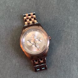 Porsamo Bleu Vince Luxury Diamond Men's Stainless Steel Watch, Brown 751BVIS