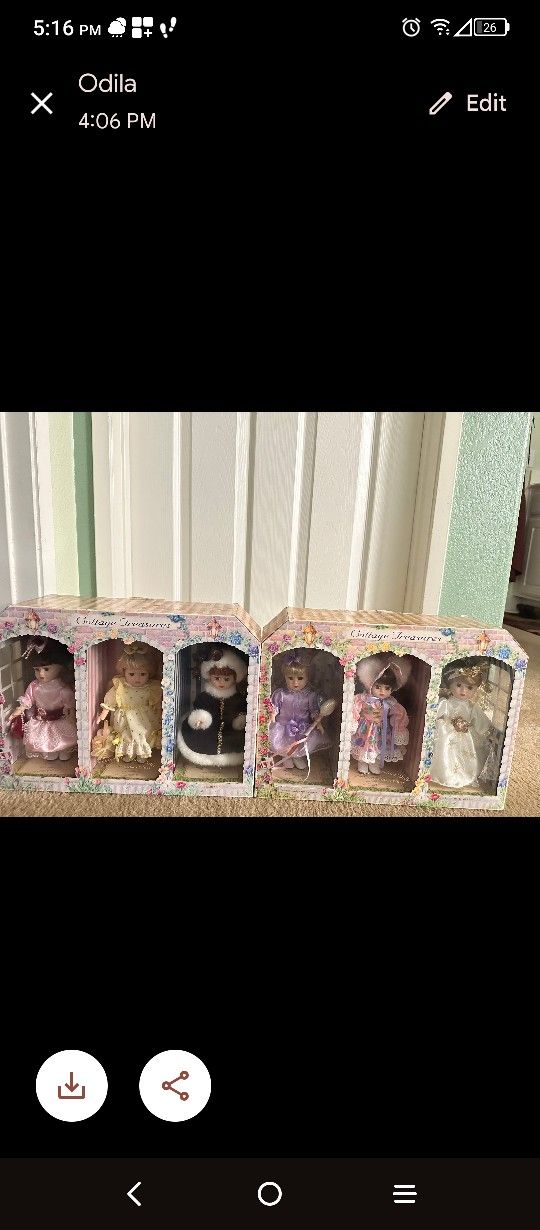 Cottage Treasury Dolls