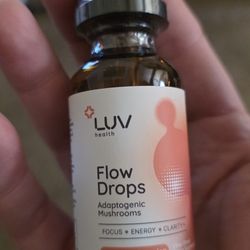 FLOW DROPS FOCUS NATURAL ENERGY AND CLARITY
