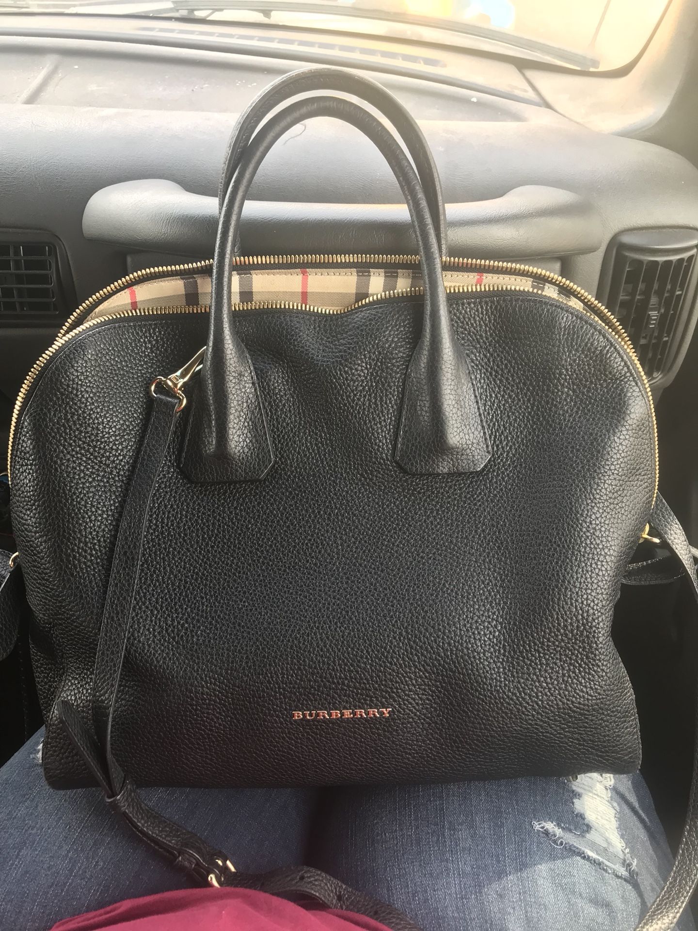 Burberry Greenwood Bowling Bag