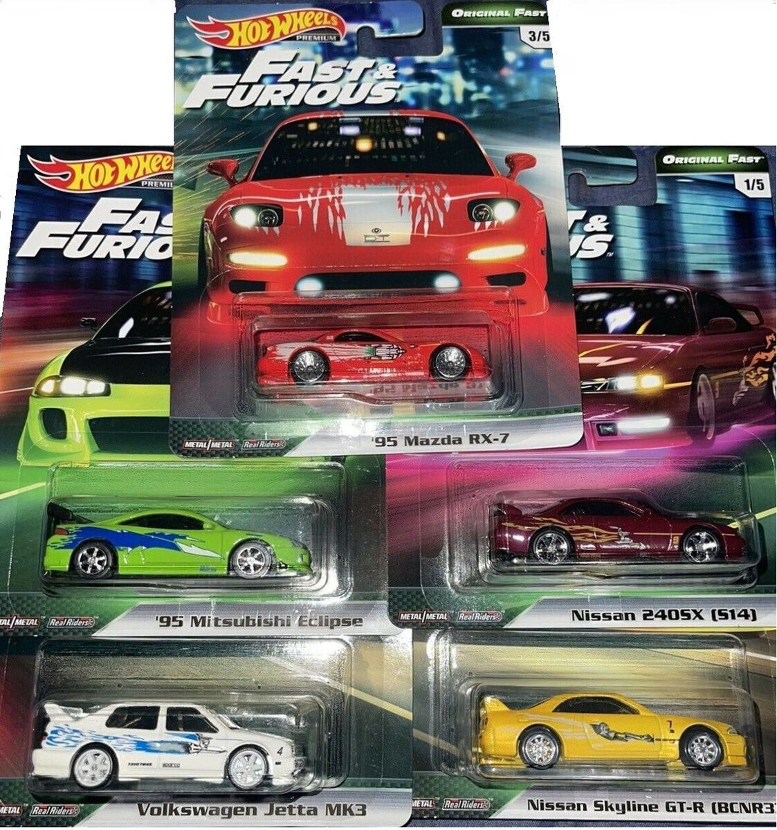 Original Fast And Furious Hot Wheels Set !