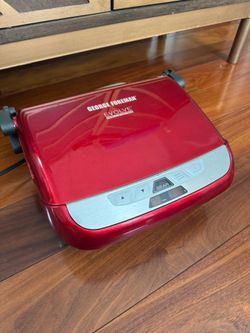 George Foreman Evolve Grill System – Red, Multiple Plates Included