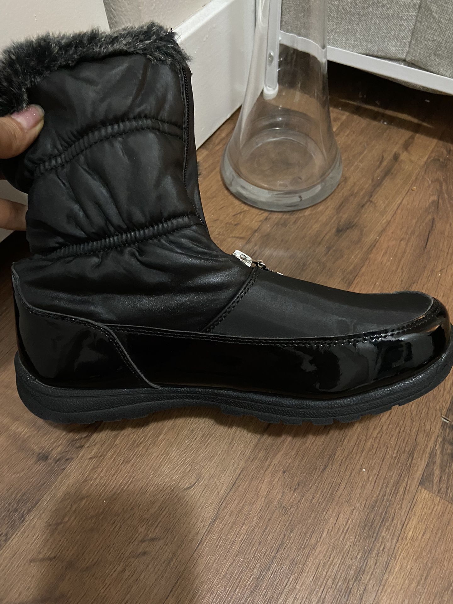 Black Worm Water Proof Boots Size 9
