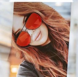 Oversized Andwood Aviator Sunglasses
