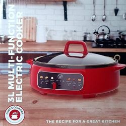 New! Chef's Counter 3L Multi-Function Electric Cooker Hot Pot