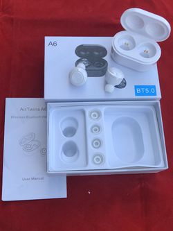 Brand new white dual Bluetooth Ear Buds with Charging Case
