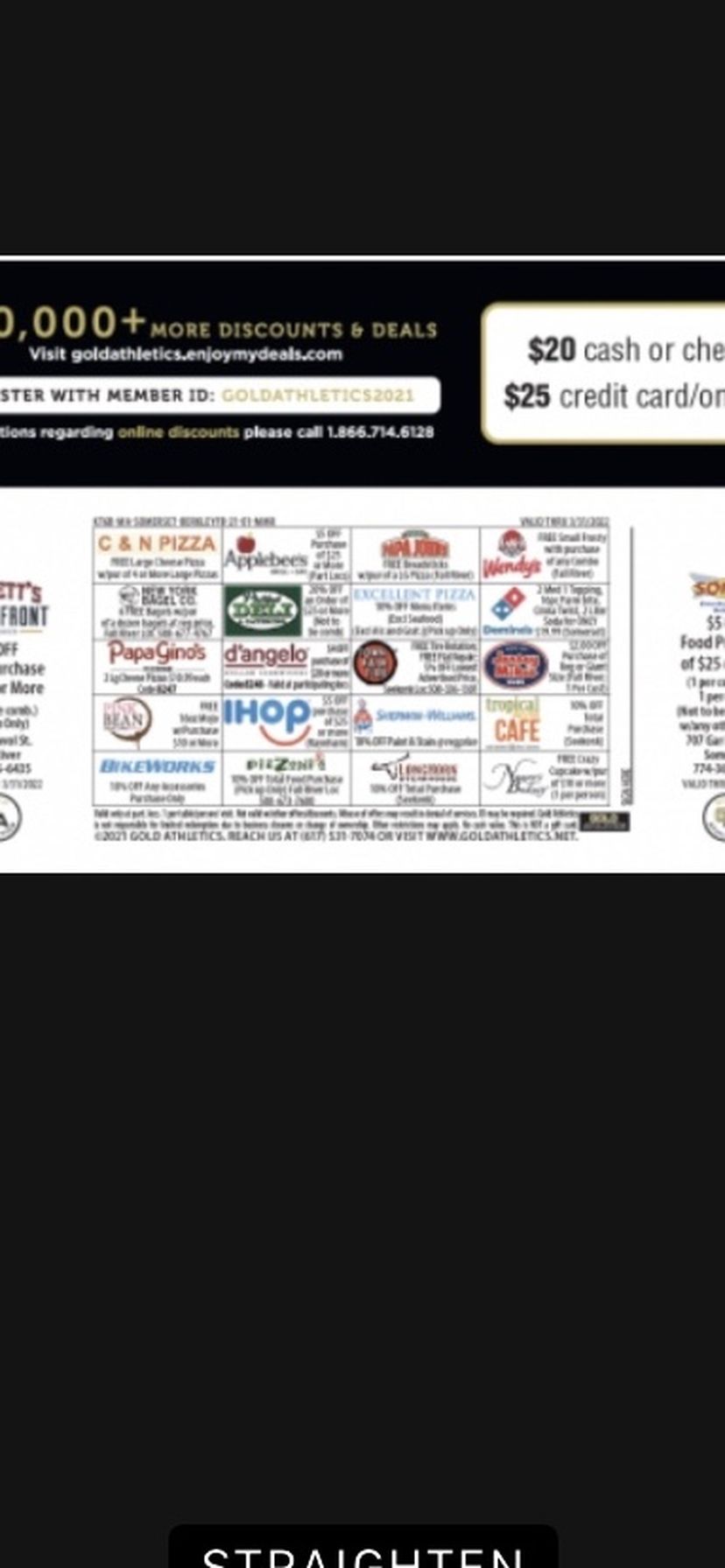 Discount Card For Somerset Berkley Football