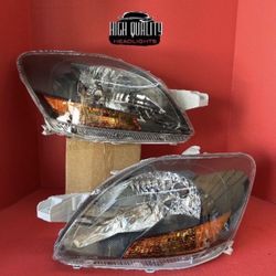 Toyota Yaris 2007. 2012 Headlights.