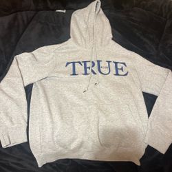 True religion grey hoodie