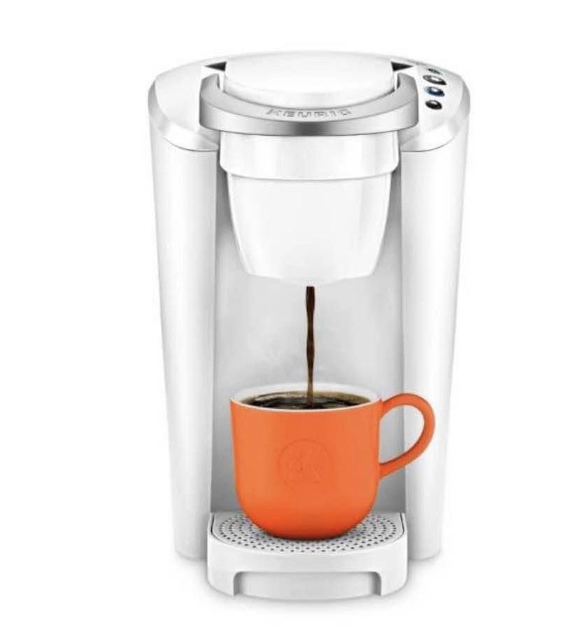 $45, Keurig K-Compact White Single-Serve K-Cup Pod Coffee Maker (Walmart at $99)