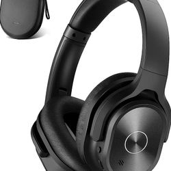 Zihnic Active Noise Cancelling Headphones, 40H Playtime Wireless Blue Color