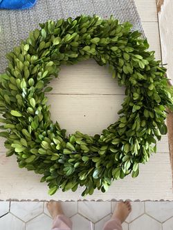 Preserved Boxwood Wreath 14”inch 