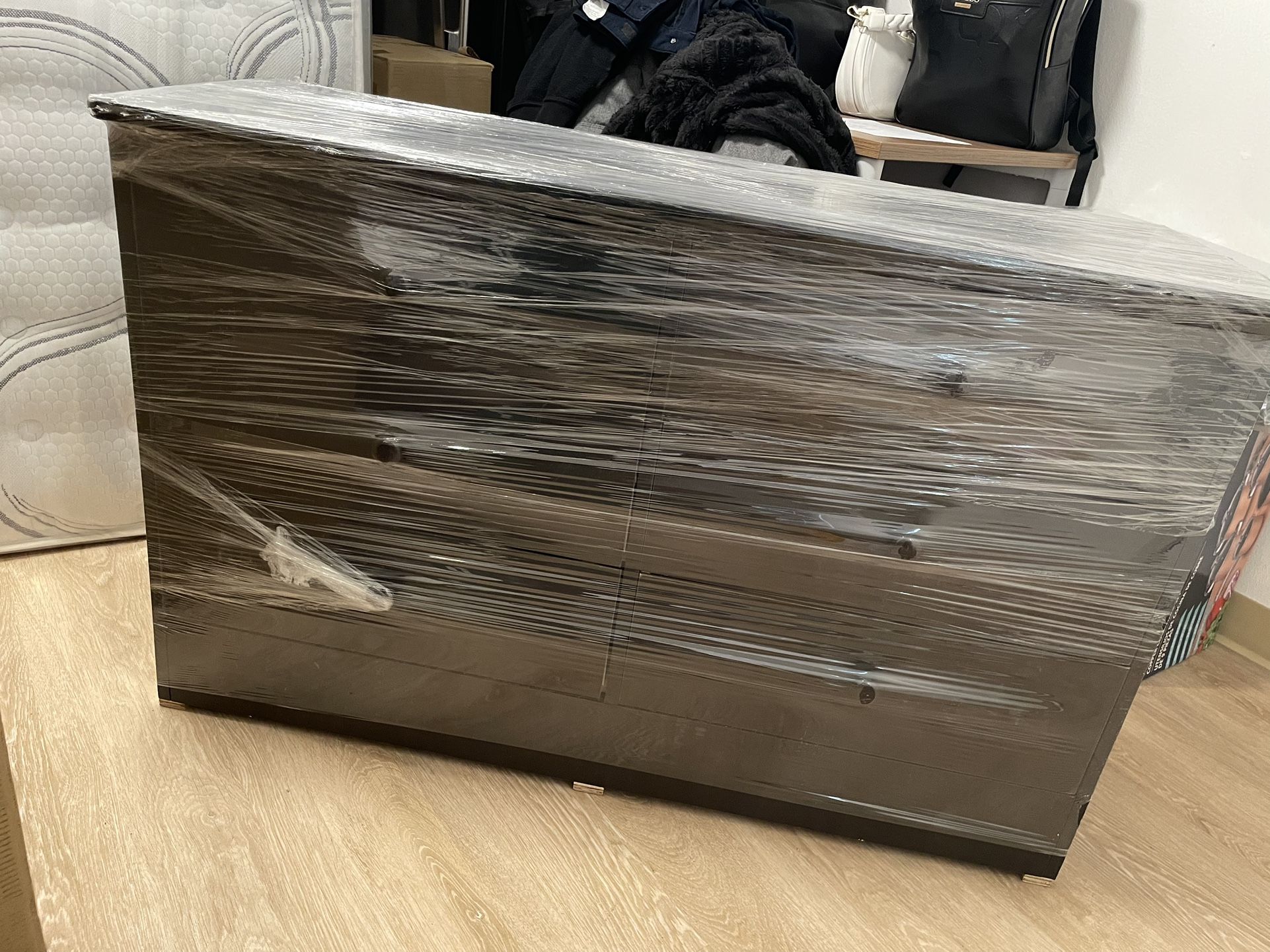 Brand new Wooden Dresser + Mirror Set