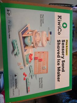 Kiwi Co shaved Ice Kit, sand