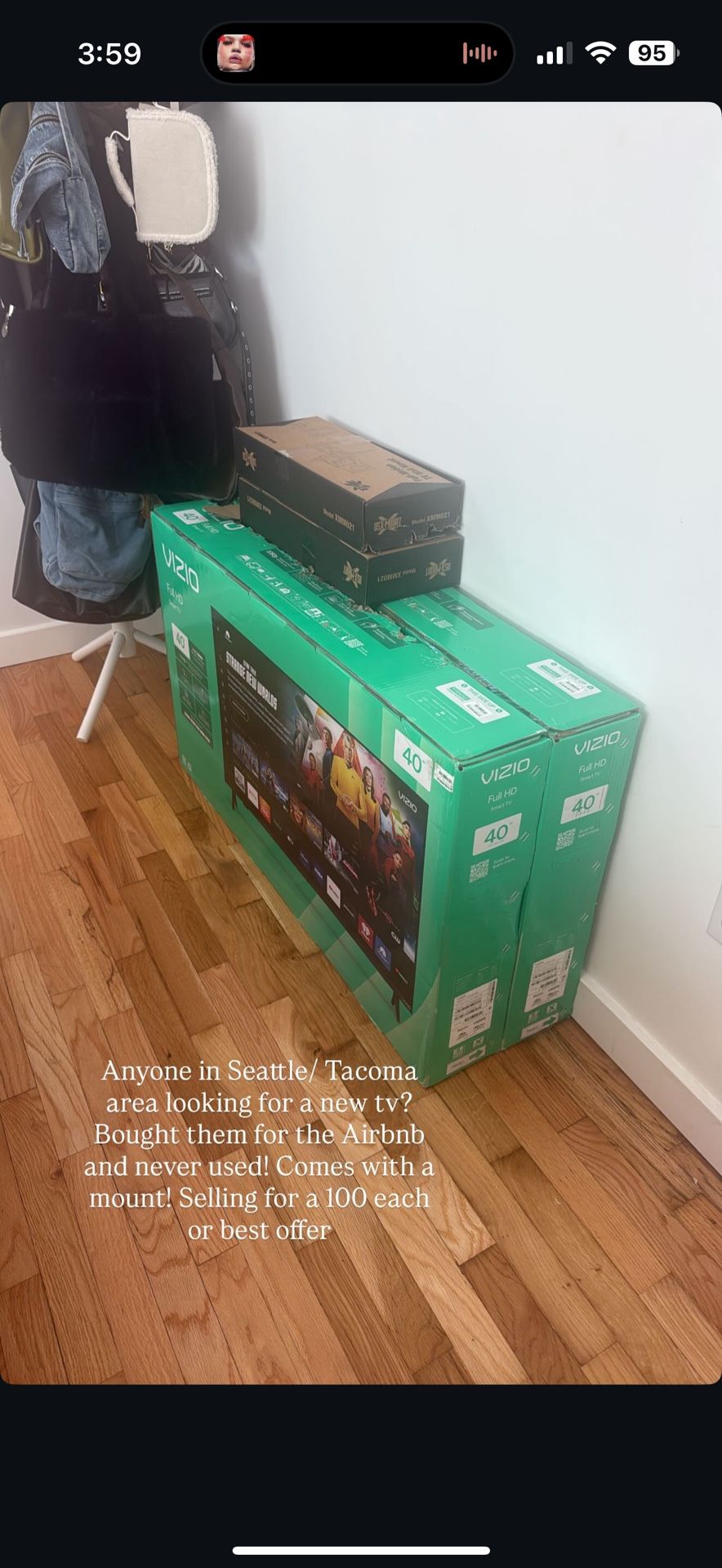 Brand new! Never opened Comes with Mount