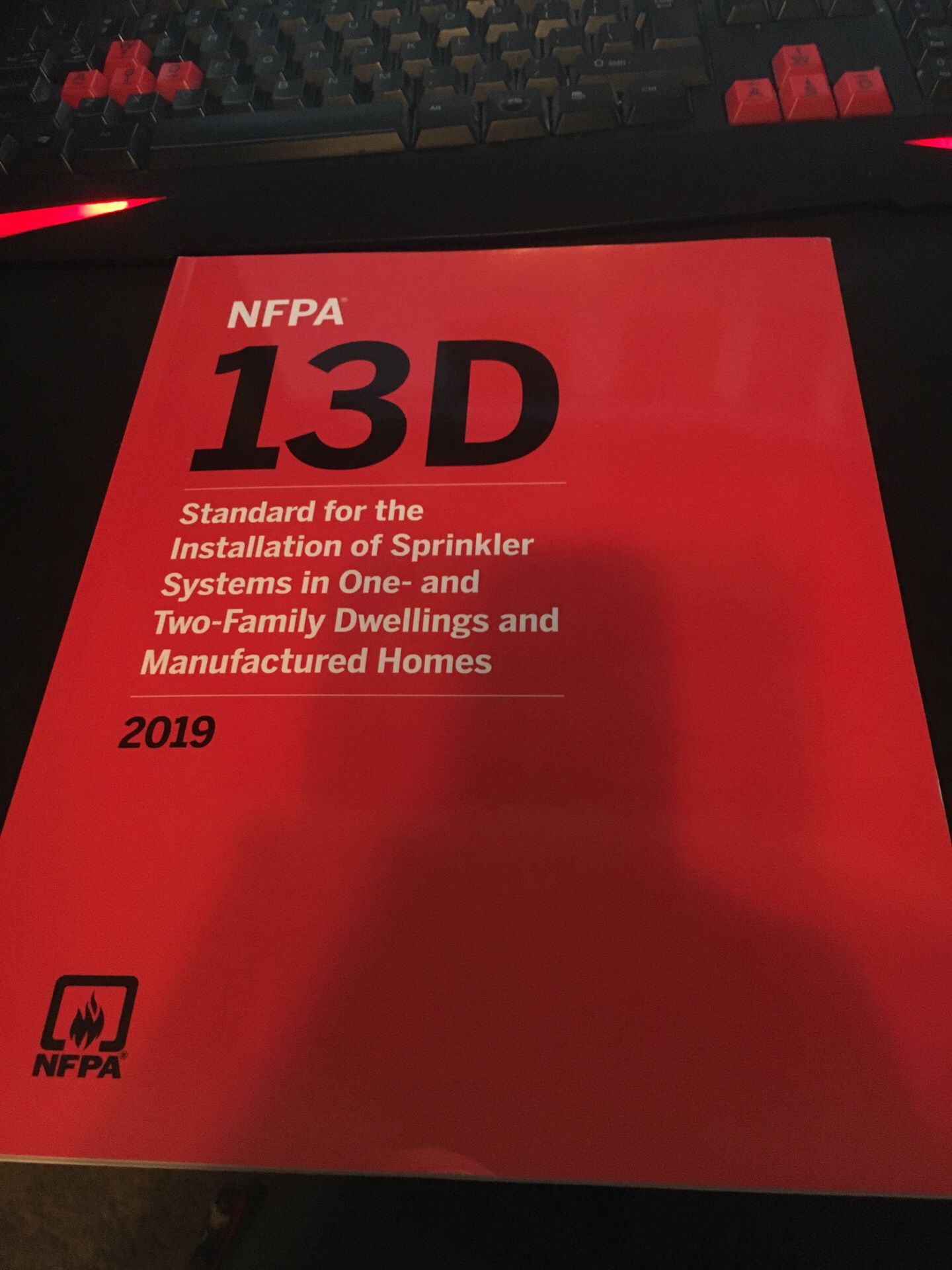NFPA 13D Standard for the installation of sprinkler systems in one and two family dwellings and manufactured homes