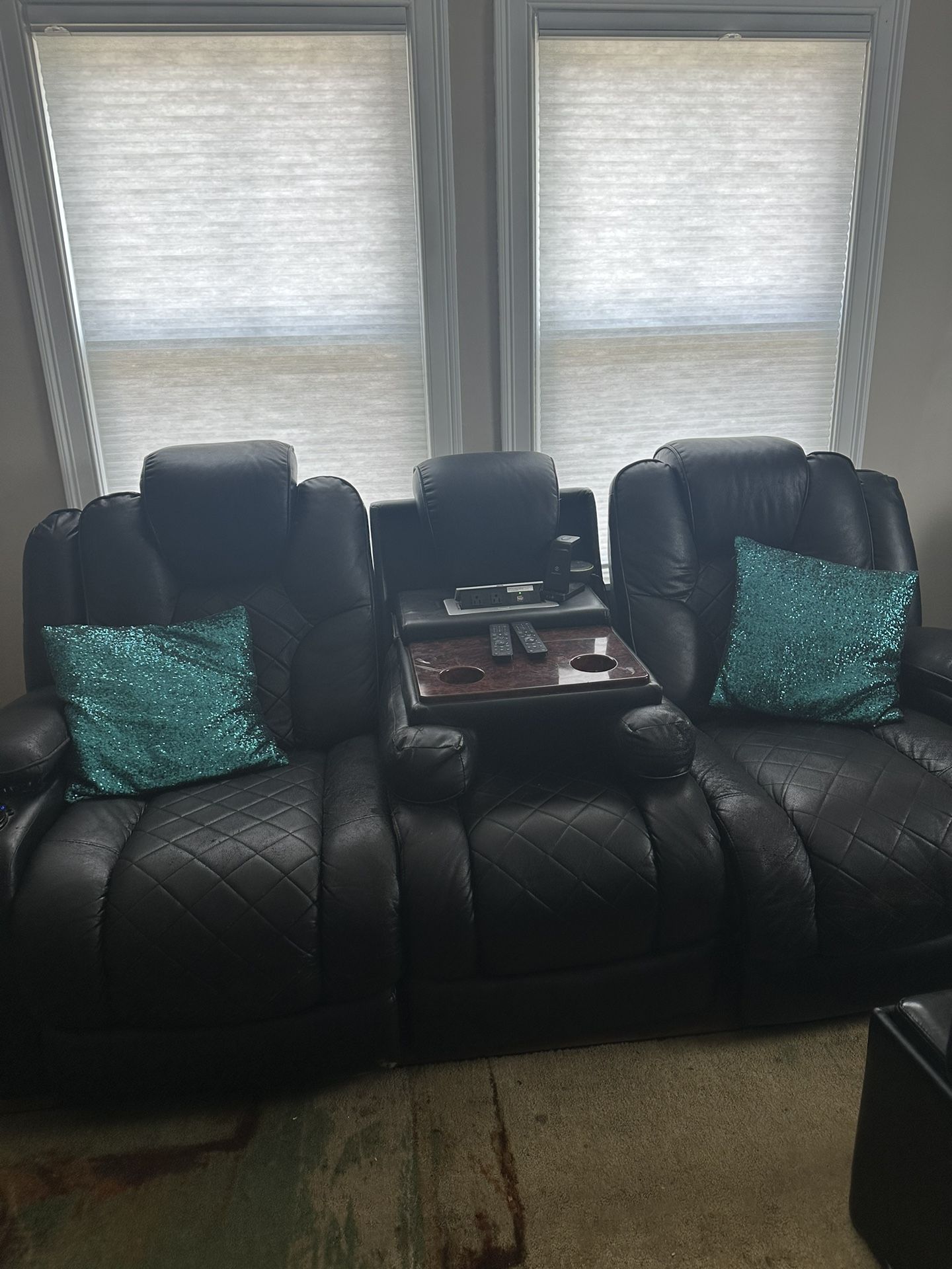 Power Sofa And Recliner
