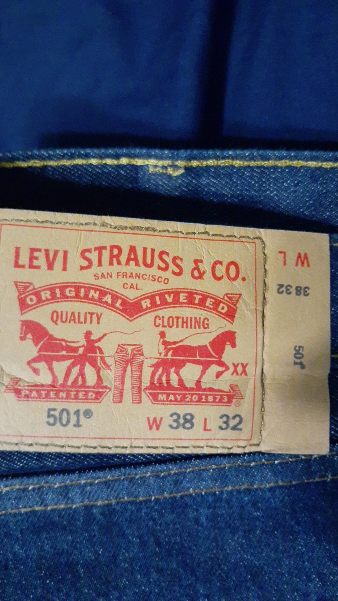 Levi 501 jeans