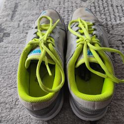 Nike Flex TR 2 Womens Size 6.5 Silver Green Blue Running Train Sneaker Shoes 511332-006