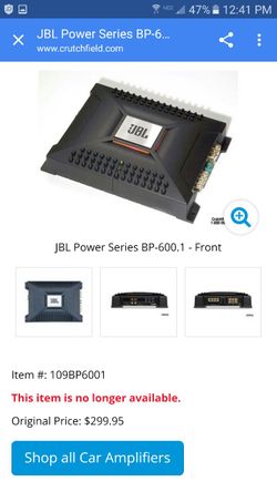 JBL power series amp bp600.1
