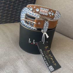 Authentic 1 Of 1 Custom Bb Simon Designer Belt