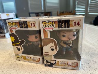 The Walking Dead Funko pop figurines