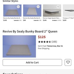 Bunk Board Queen Size