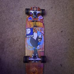 KRYPTONICS SKATEBOARD 30" LONG BEACH THEME TUCAN 60mm Wheels